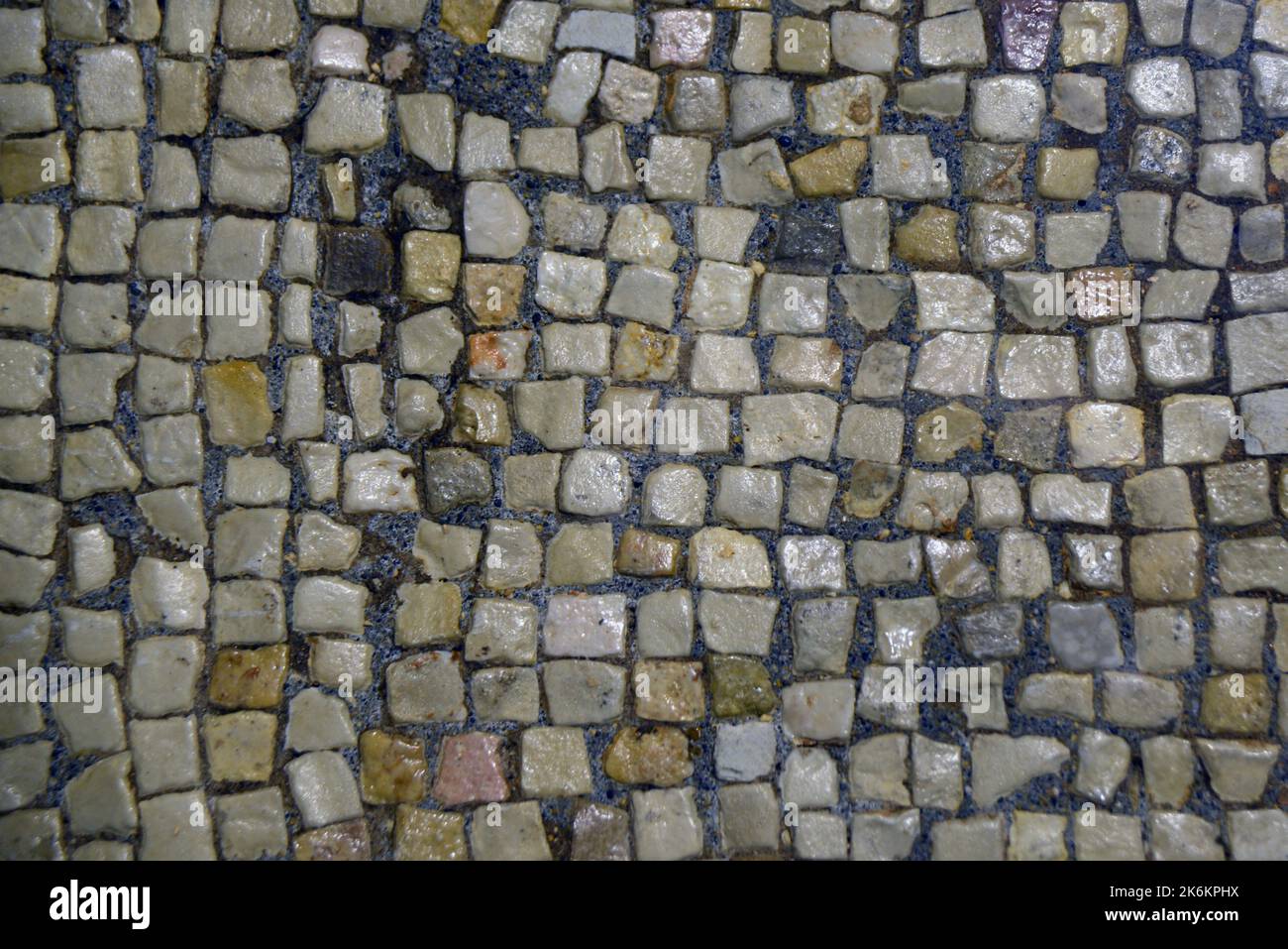 sfondo di un antico mosaico romano Foto Stock