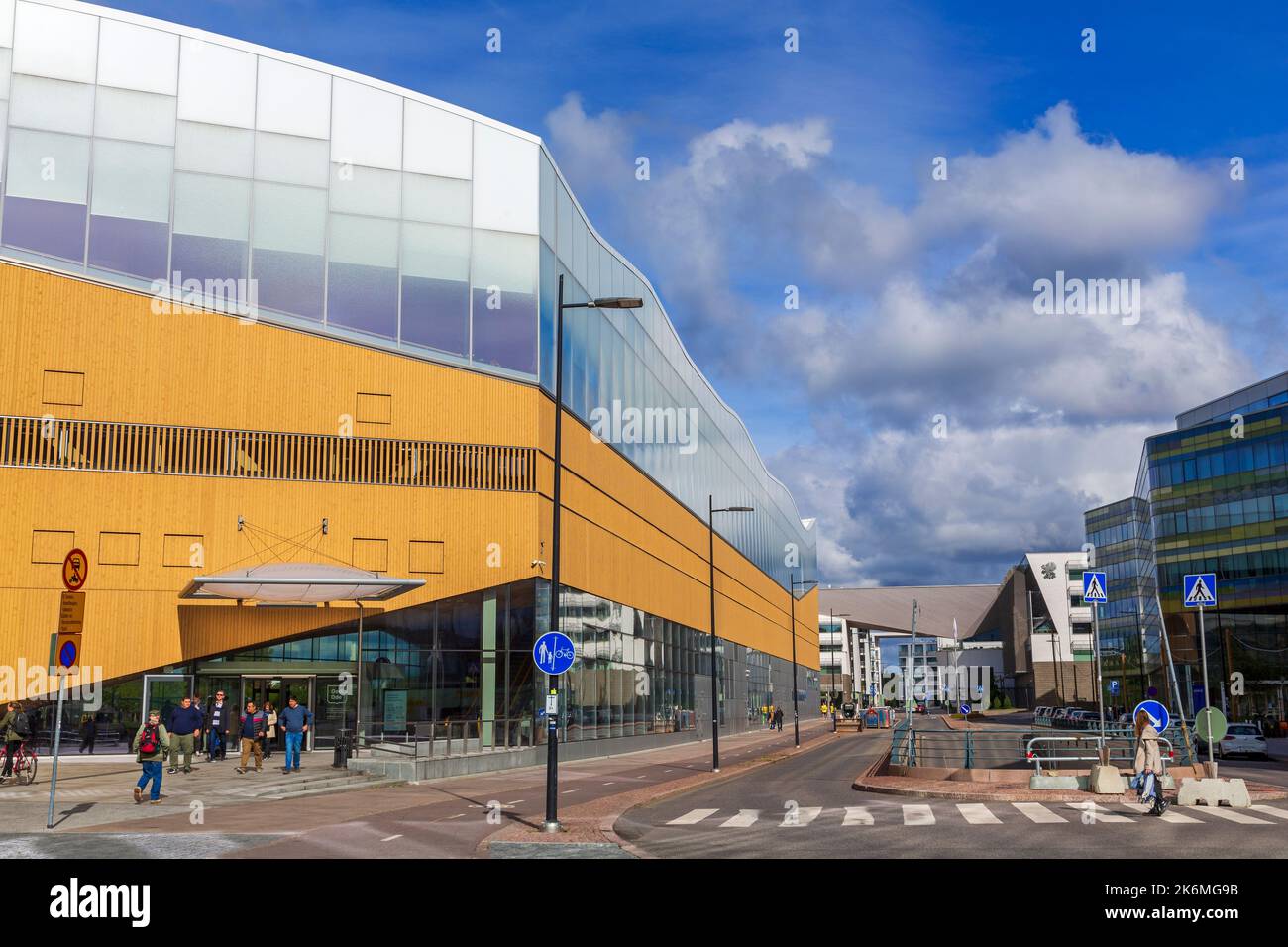 Biblioteca centrale, Helsinki, Finlandia, Europa Foto Stock