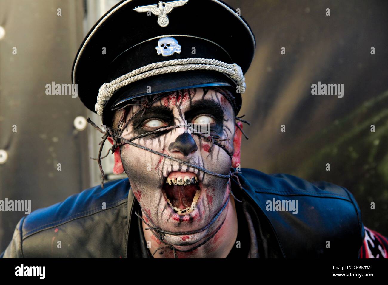 Carattere di zombie Foto Stock