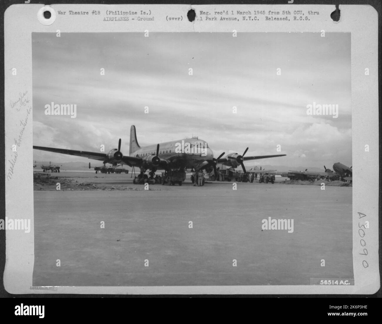 STATI UNITI Infermieri dell'esercito liberatored dal campo di prigioniera di Jap nelle isole Filippine che sono evacuati negli Stati Uniti dall'isola di Leyte. Foto Stock