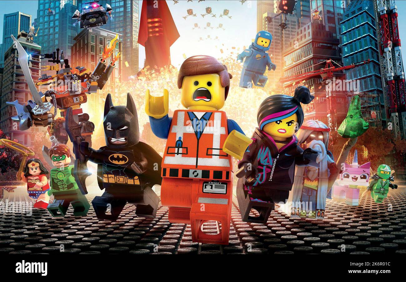 Il film Lego Foto Stock