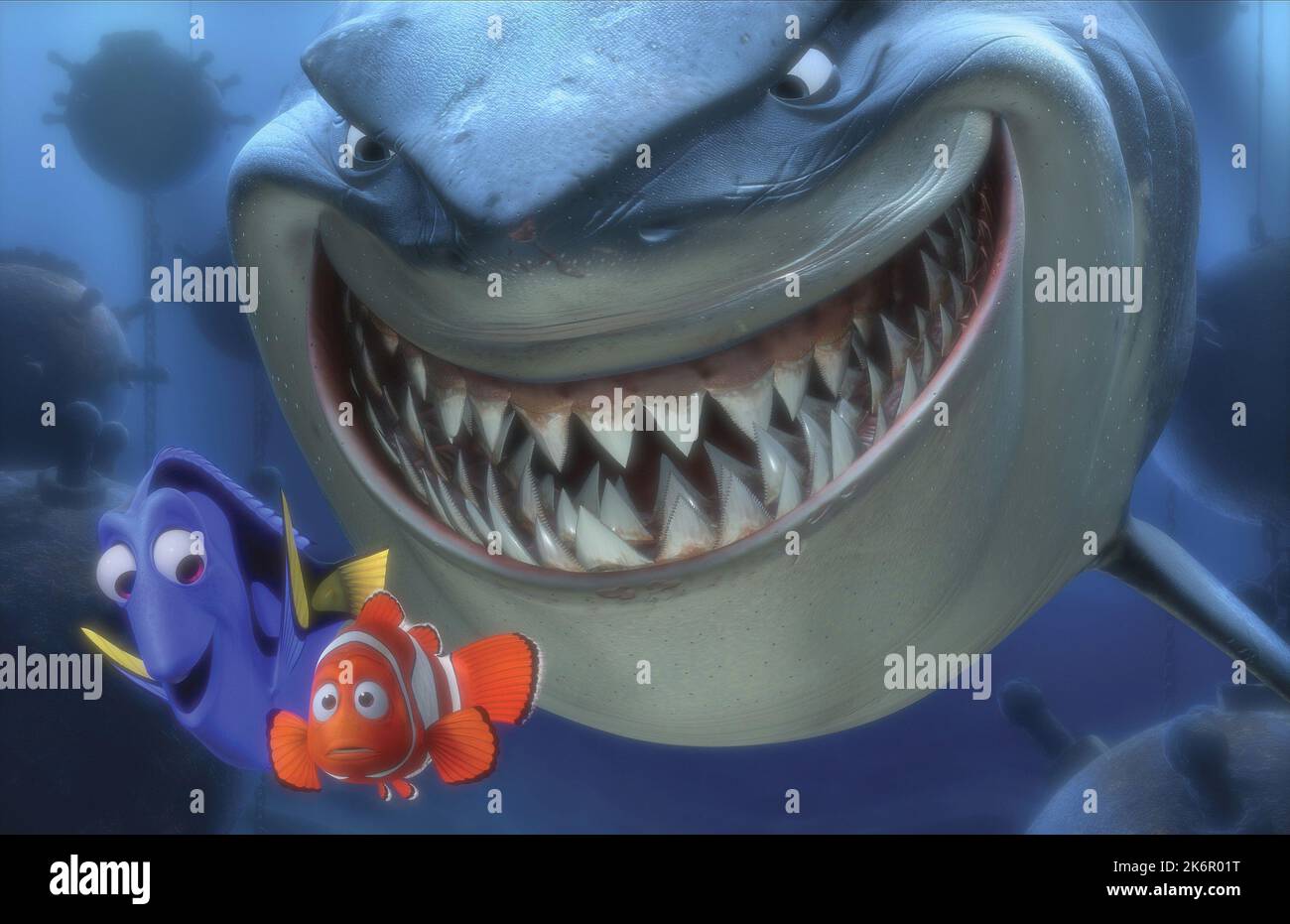 Trovare Nemo Dory, Marlin e Bruce Foto Stock