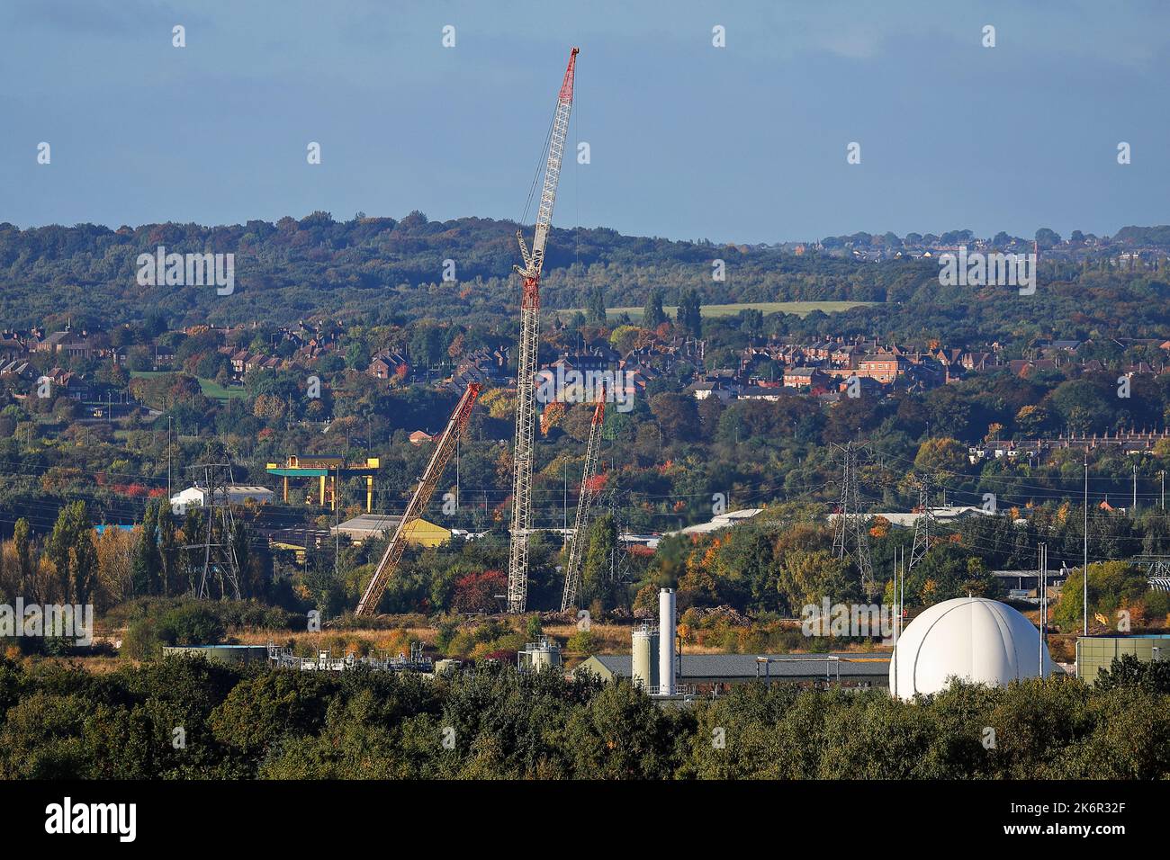 Costruzione della nuova Enfinium Energy dallo stabilimento di raccolta rifiuti a Skelton Grange a Leeds, West Yorkshire, Regno Unito Foto Stock Costruzione della nuova Enfinium Energy dallo stabilimento di raccolta rifiuti a Skelton Grange a Leeds, West Yorkshire, Regno Unito Foto Stock