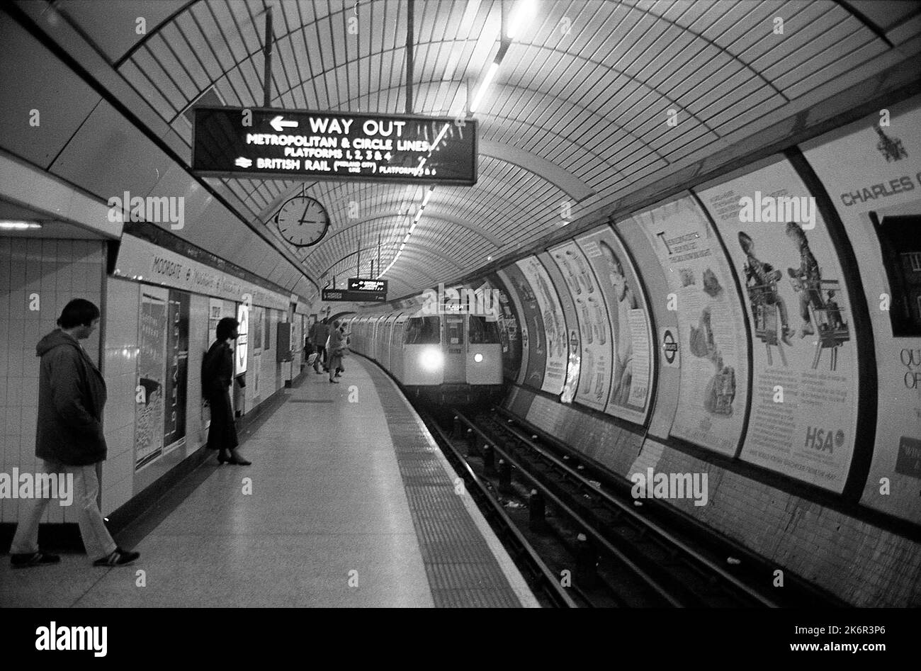 Metropolitana di Londra, Inghilterra Foto Stock