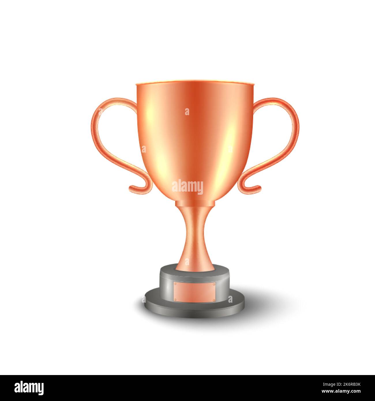 Coppa di chemio Trofeo. Premio Golden Winner. Premio Vector sport Championship Illustrazione Vettoriale