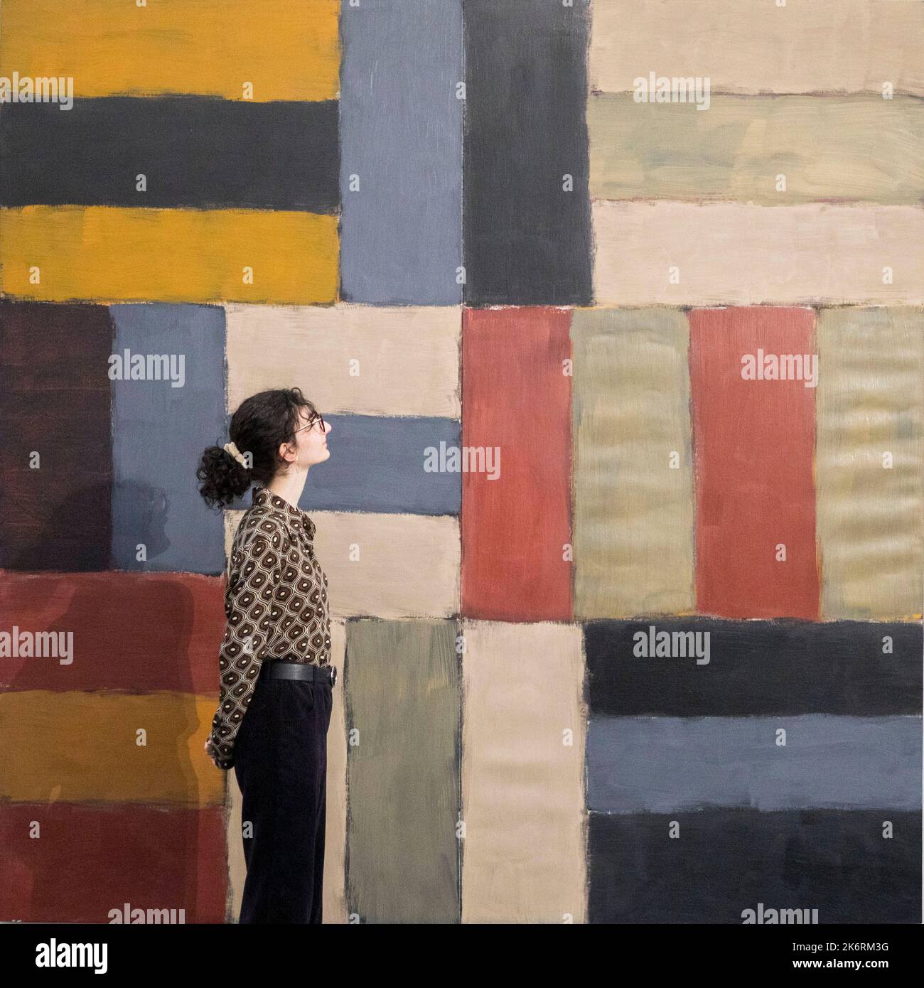 Anteprima stampa al Sotheby's Contemporary art sale. Foto Stock