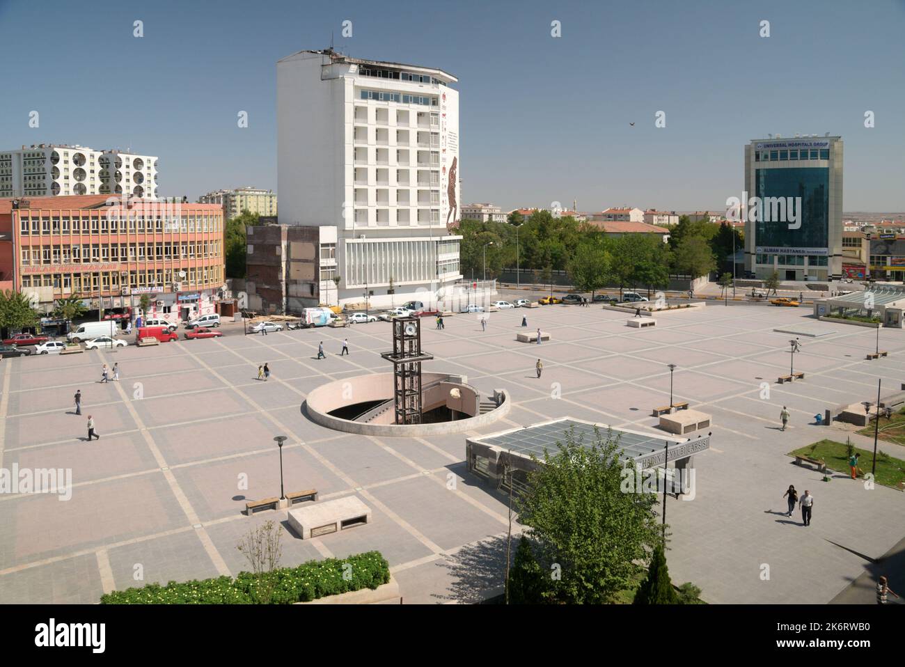 Yenisehir, nuovo centro della città di Diyarbakir, Turchia Foto Stock