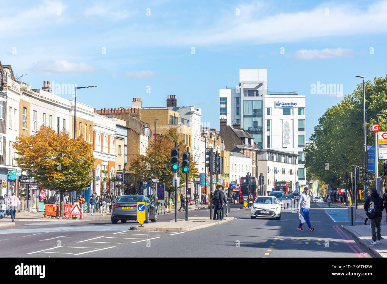 Queen Mary University of London, Mile End Road, Bethnal Green, London Borough of Tower Hamlets, Greater London, Inghilterra, Regno Unito Foto Stock