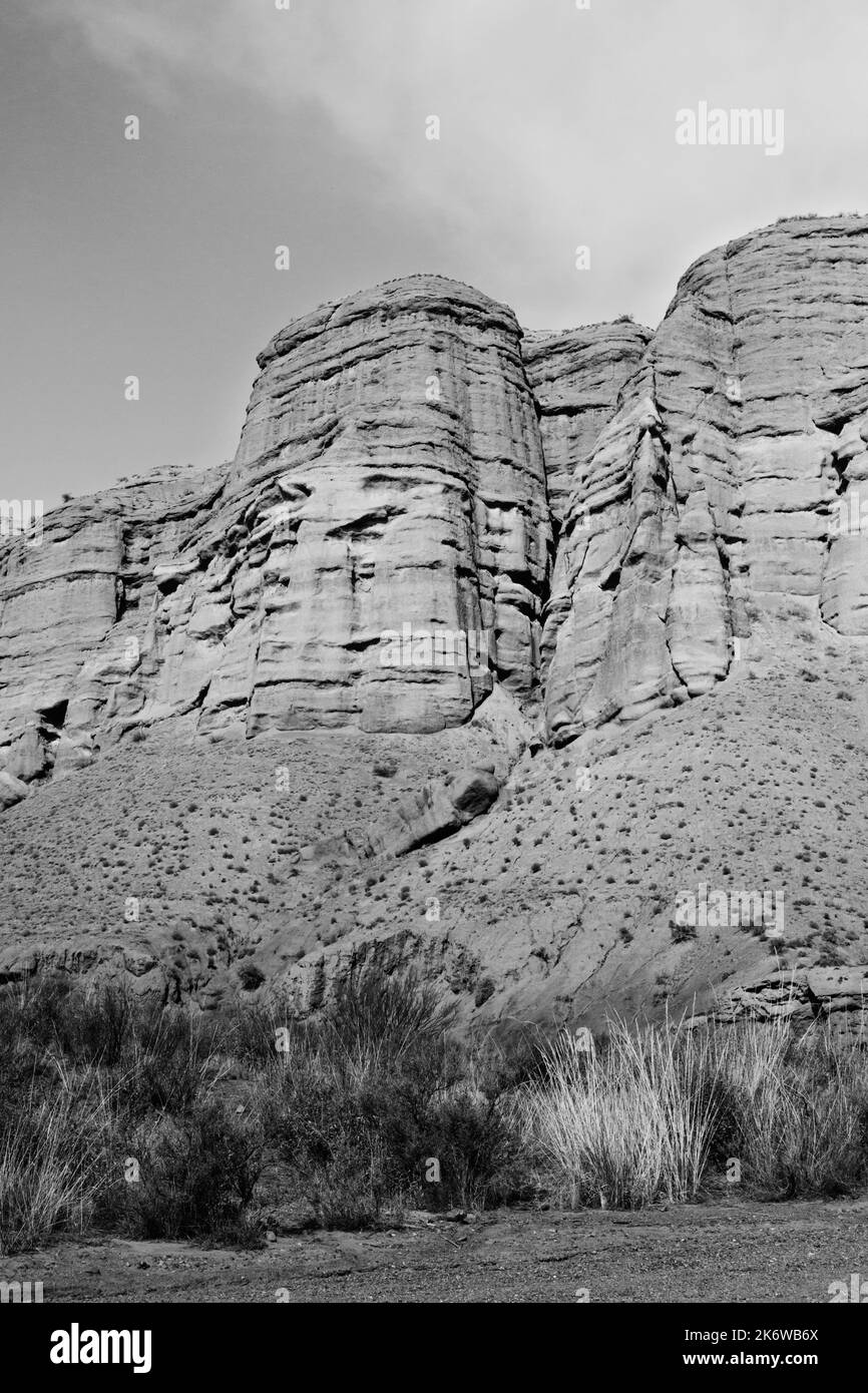 Formazioni rocciose nelle giornate limpide Foto Stock