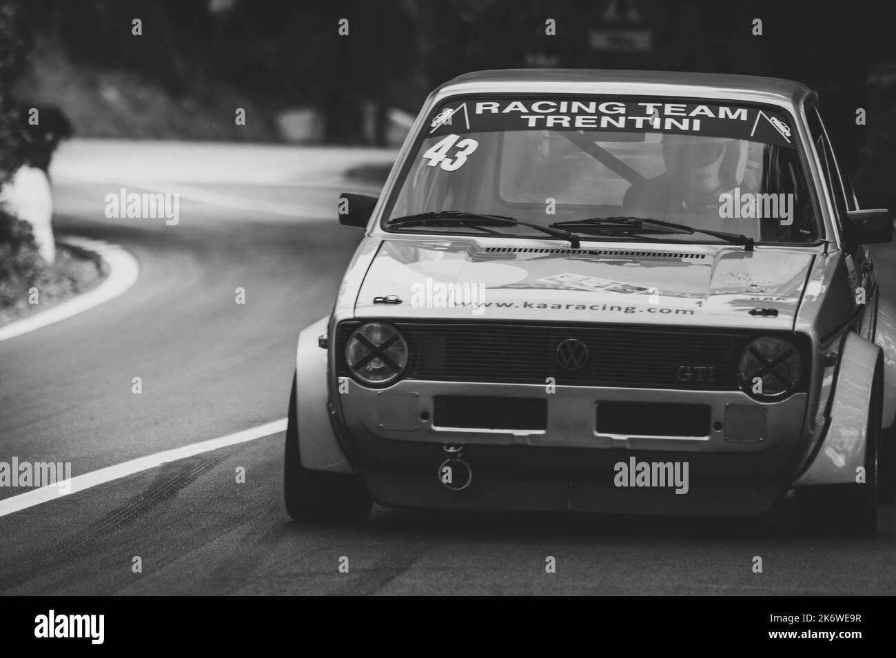 Gara automobilistica storica della Coppa Faro inb Pesaro Italia Foto Stock