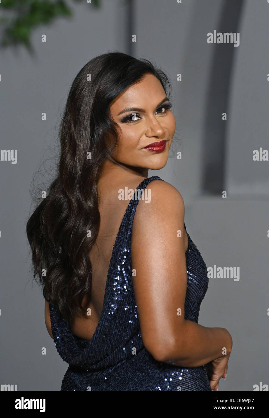 Los Angeles, Stati Uniti. 15th Ott 2022. Mindy Kaling al secondo Gala annuale dell'Academy Museum di Los Angeles. Picture Credit: Paul Smith/Alamy Live News Foto Stock