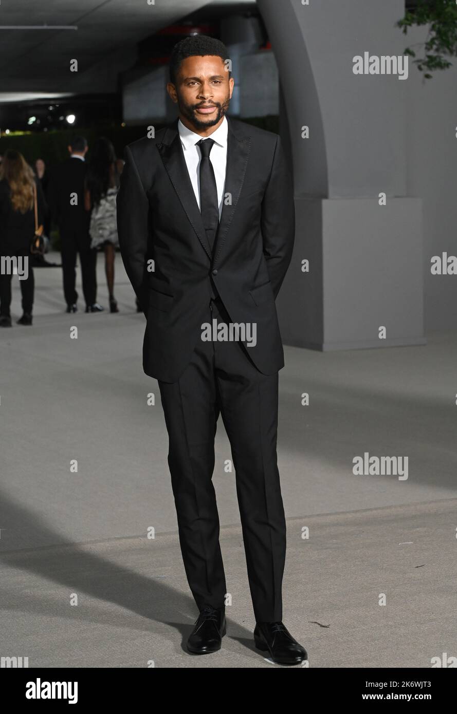 Los Angeles, Stati Uniti. 15th Ott 2022. Nnamdi Asomuha al secondo annuale Academy Museum Gala di Los Angeles. Picture Credit: Paul Smith/Alamy Live News Foto Stock