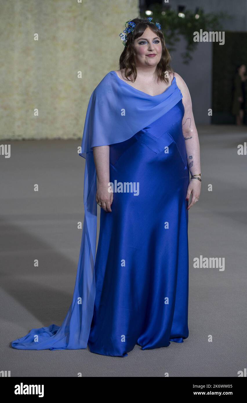 Los Angeles, Stati Uniti. 15th Ott 2022. Lena Dunham partecipa al secondo gala annuale dell'Academy Museum presso l'Academy of Motion Pictures di Los Angeles sabato 15 ottobre 2022. Foto di Mike Goulding/UPI Credit: UPI/Alamy Live News Foto Stock