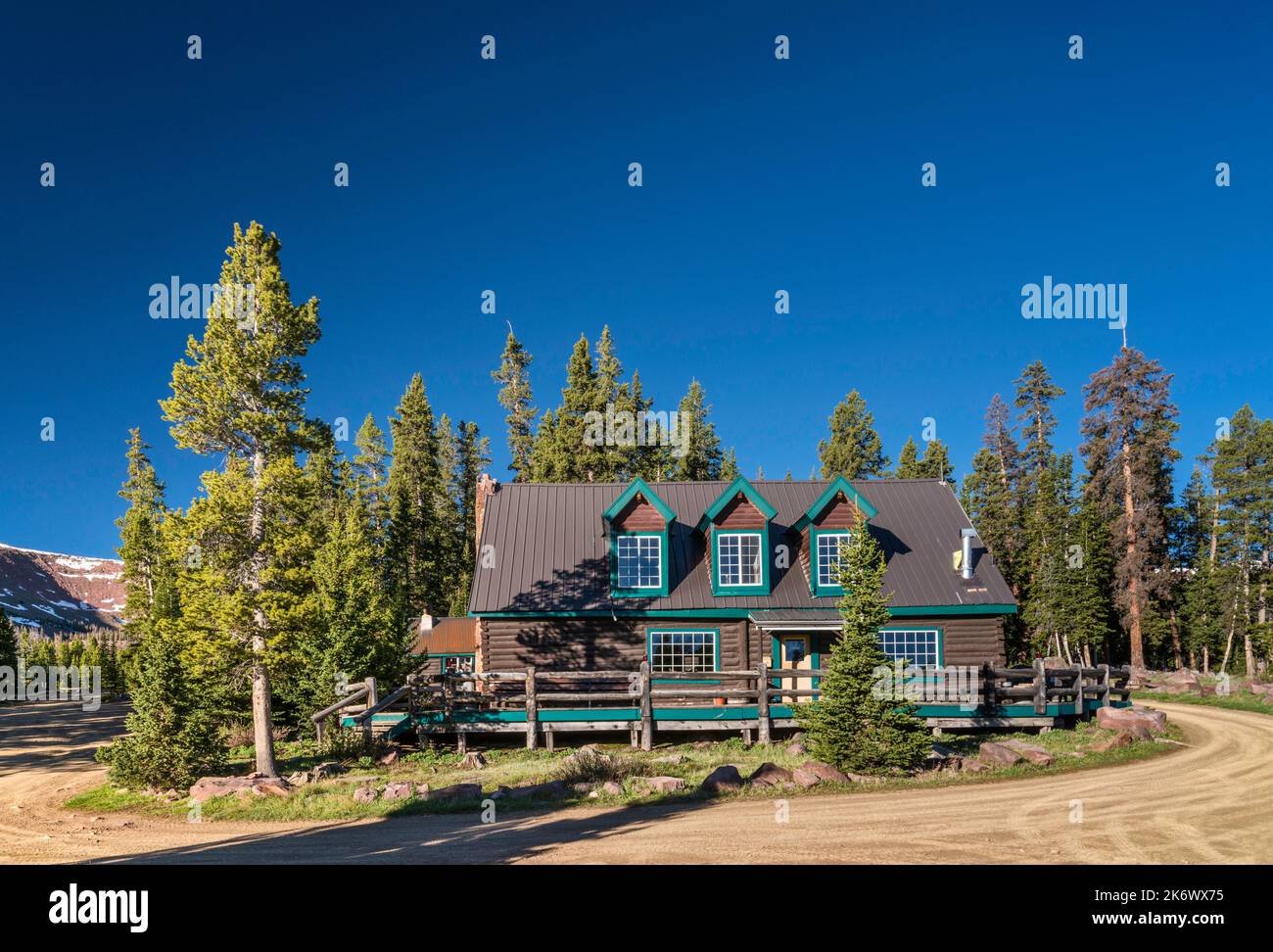 Spirit Lake Lodge, Uinta Range, Ashley National Forest, Utah, Stati Uniti Foto Stock