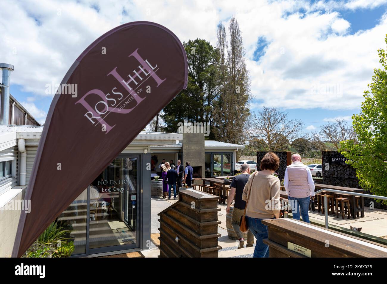 Ross Hill Wines and Vineyard in Orange wine region, New South Wales, Australia Foto Stock