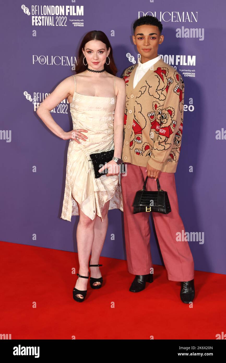 Alex Thomas-Smith, il mio poliziotto - Premiere europea, BFI London Film Festival, Southbank Centre, Royal Festival Hall, Londra, Regno Unito, 15 ottobre 2022, Pho Foto Stock