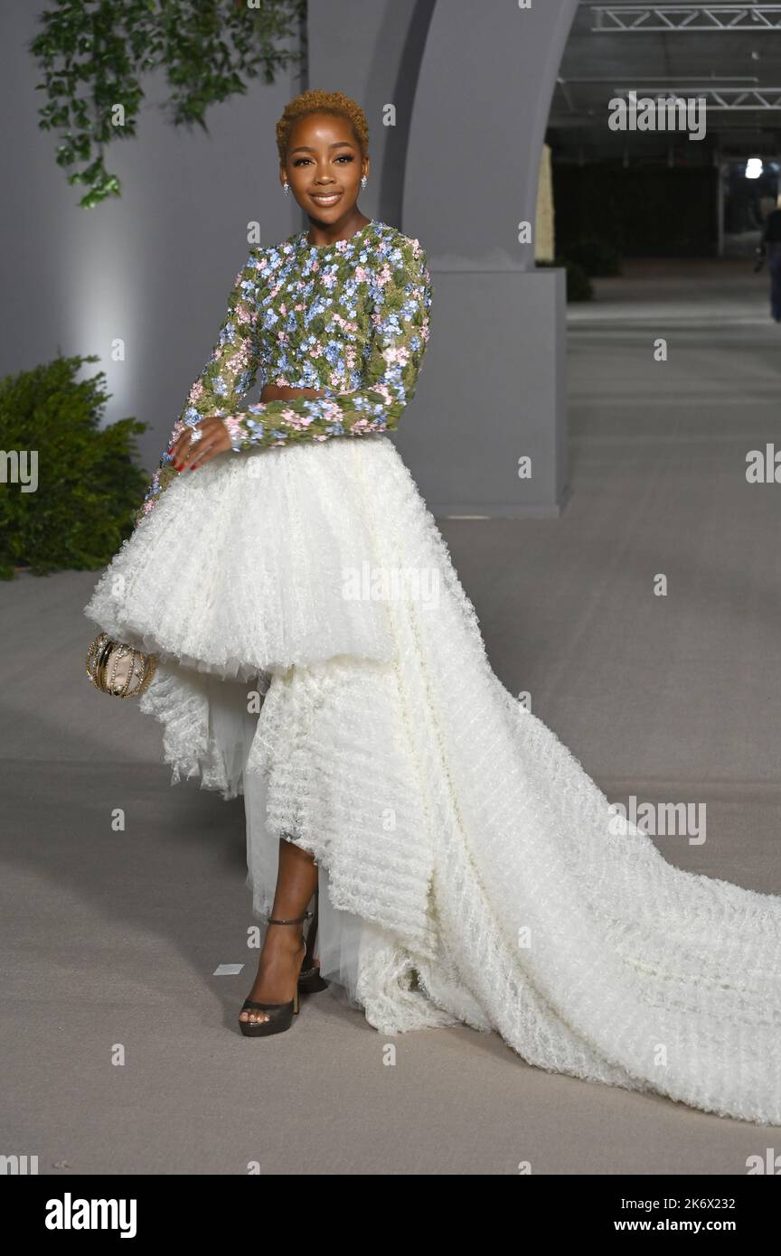 Los Angeles, Stati Uniti. 15th Ott 2022. Thuso Mbedu al secondo annuale Academy Museum Gala di Los Angeles. Picture Credit: Paul Smith/Alamy Live News Foto Stock