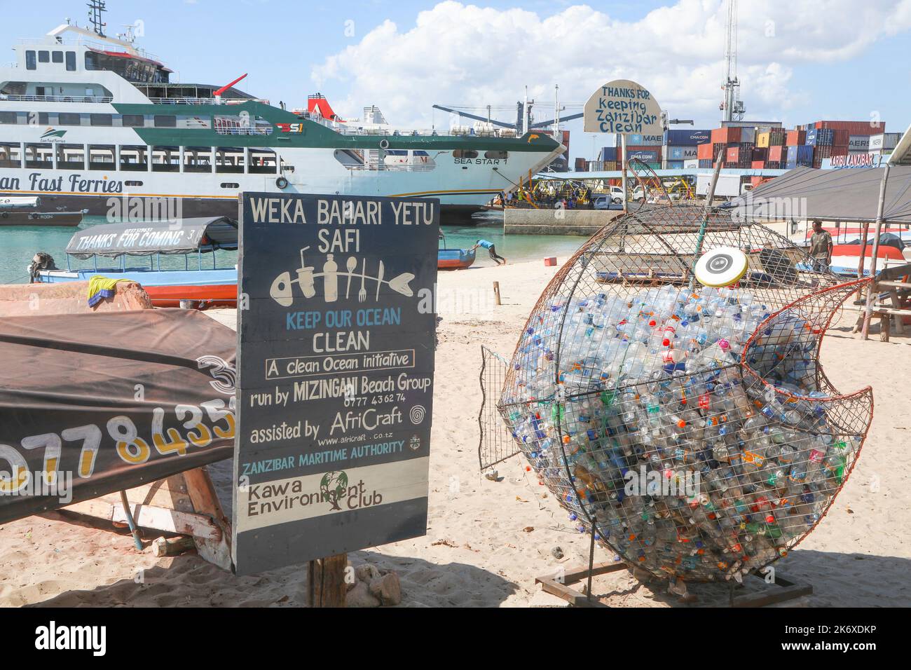 CITTÀ DI PIETRA ZANZIBAR TANZANIA Foto Stock