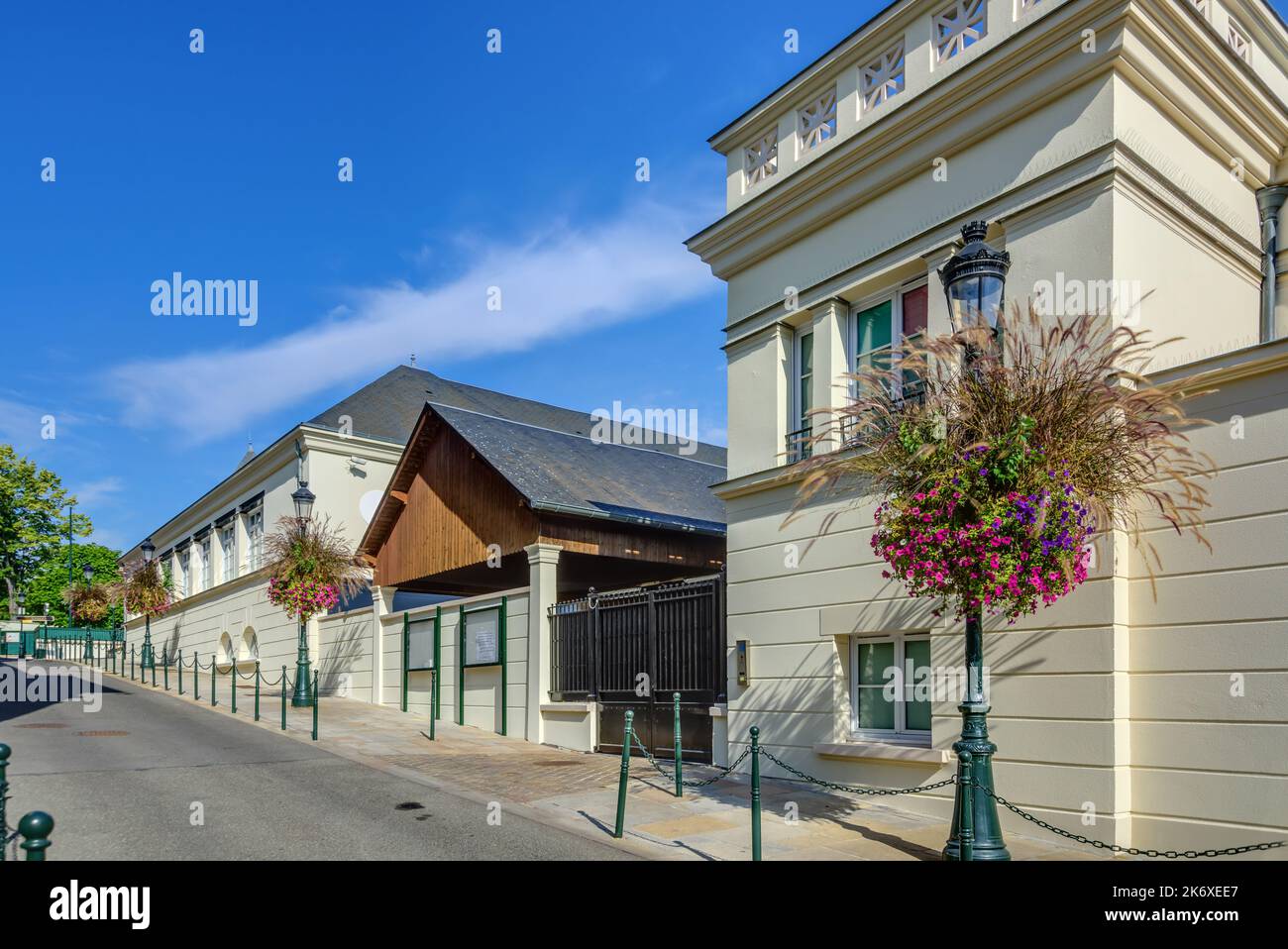 Le Plessis-Robinson, neuie traditionelle Architektur, Schule // le Plessis-Robinson, Nuova architettura tradizionale, Scuola Foto Stock