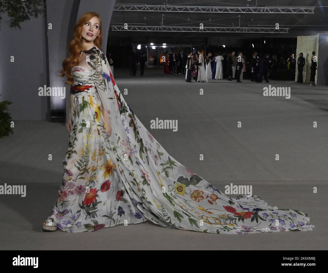 Jessica Chastain partecipa al secondo Gala annuale dell'Academy Museum presso l'Academy of Motion Pictures di Los Angeles sabato 15 ottobre 2022. Foto di Jim Ruymen/UPI Credit: UPI/Alamy Live News Foto Stock