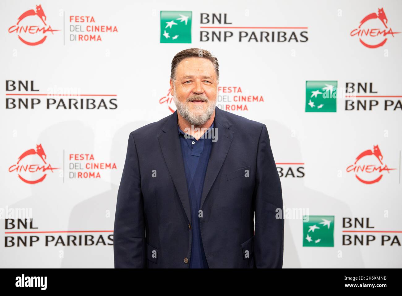 Photocall of Poker Face con Russell Crowe al 17th Rome Film Fest Foto Stock