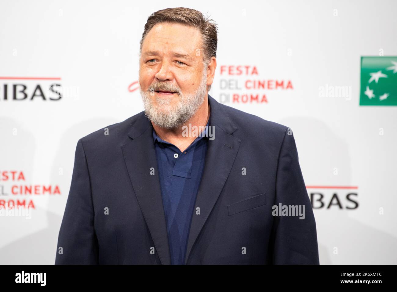 Photocall of Poker Face con Russell Crowe al 17th Rome Film Fest Foto Stock