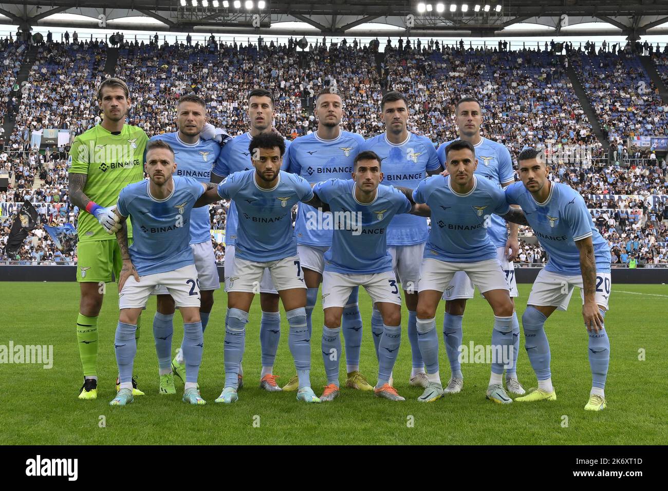 Durante il 10th° giorno della Serie A Campionato tra S.S. Lazio vs Udinese Calcio il 16 ottobre 2022 allo Stadio Olimpico di Roma. Foto Stock