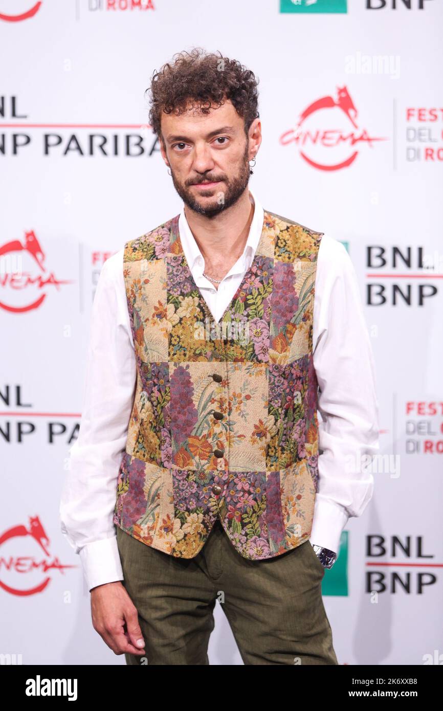 Roma, Italia. 16th Ott 2022. Enrico Maria Artale posa durante la fotocall della serie televisiva Django - la serie del Film Fest di Roma all'Auditorium Parco della Musica. Credit: SOPA Images Limited/Alamy Live News Foto Stock