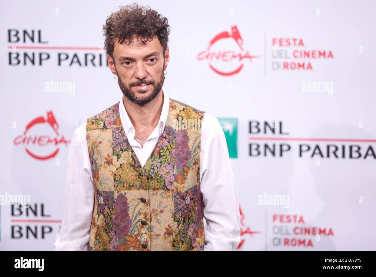 Roma, Italia. 16th Ott 2022. Enrico Maria Artale posa durante la fotocall della serie televisiva Django - la serie del Film Fest di Roma all'Auditorium Parco della Musica. (Foto di Davide di Lalla/SOPA Images/Sipa USA) Credit: Sipa USA/Alamy Live News Foto Stock