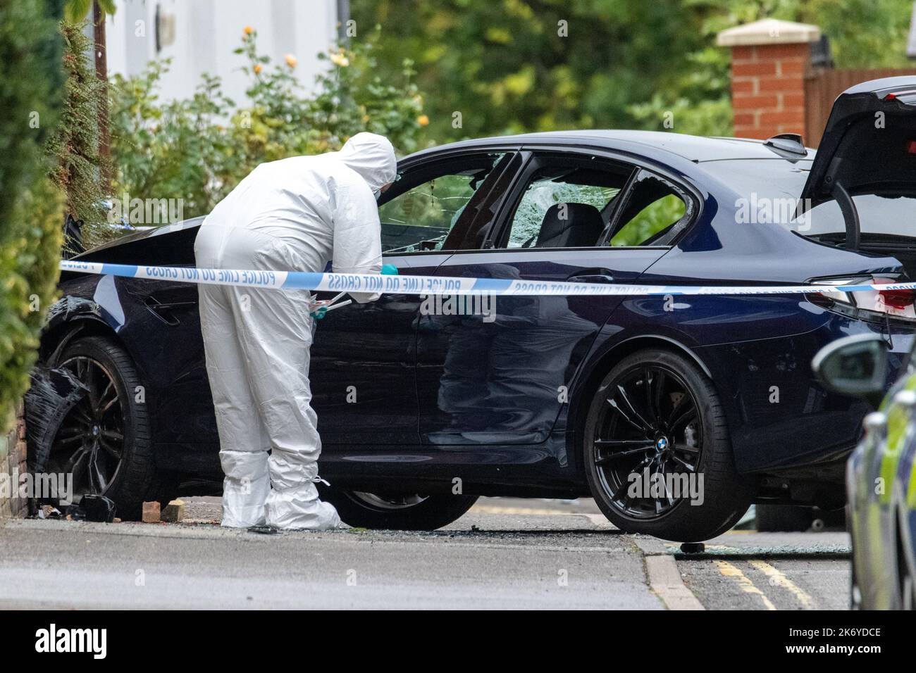 Brentwood Essex, Regno Unito. 16th Ott 2022. Incidente principale della polizia di Essex Eastfield Road Brentwood Essex. La polizia di Essex è stata avvicinata per l'ufficiale di forense di commento accreditamento: Ian Davidson/Alamy Live News Foto Stock