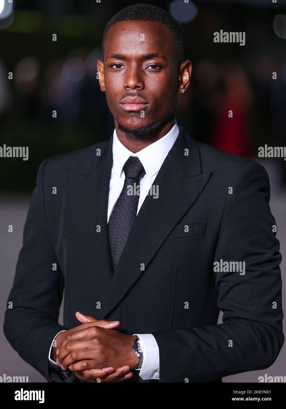 LOS ANGELES, CALIFORNIA, USA - 15 OTTOBRE: Micheal Ward arriva al 2nd° evento annuale Academy Museum of Motion Pictures Gala presentato da Rolex tenutosi presso l'Academy Museum of Motion Pictures il 15 ottobre 2022 a Los Angeles, California, Stati Uniti. (Foto di Xavier Collin/Image Press Agency) Foto Stock