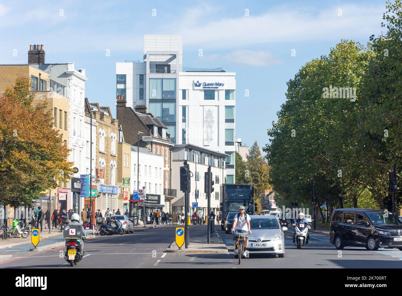 Queen Mary University of London, Mile End Road, Bethnal Green, London Borough of Tower Hamlets, Greater London, Inghilterra, Regno Unito Foto Stock