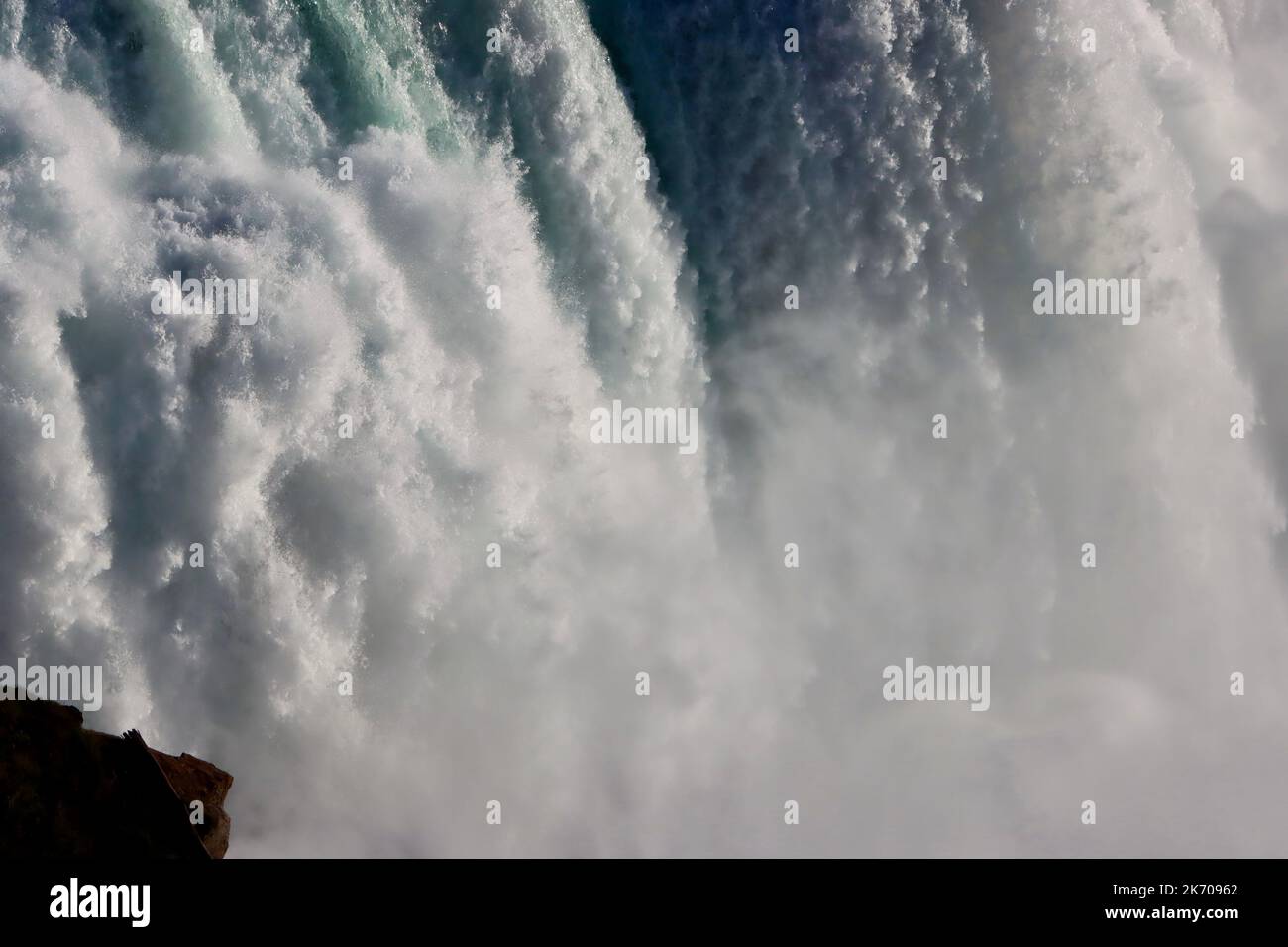 Le American Falls sul lato americano delle Cascate del Niagara Foto Stock