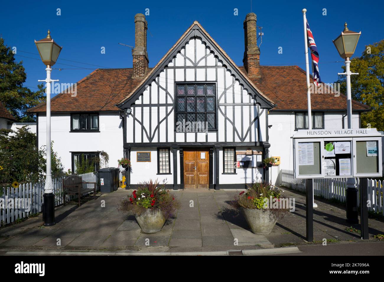 Hunsdon Village Hall Hertfordshire Foto Stock