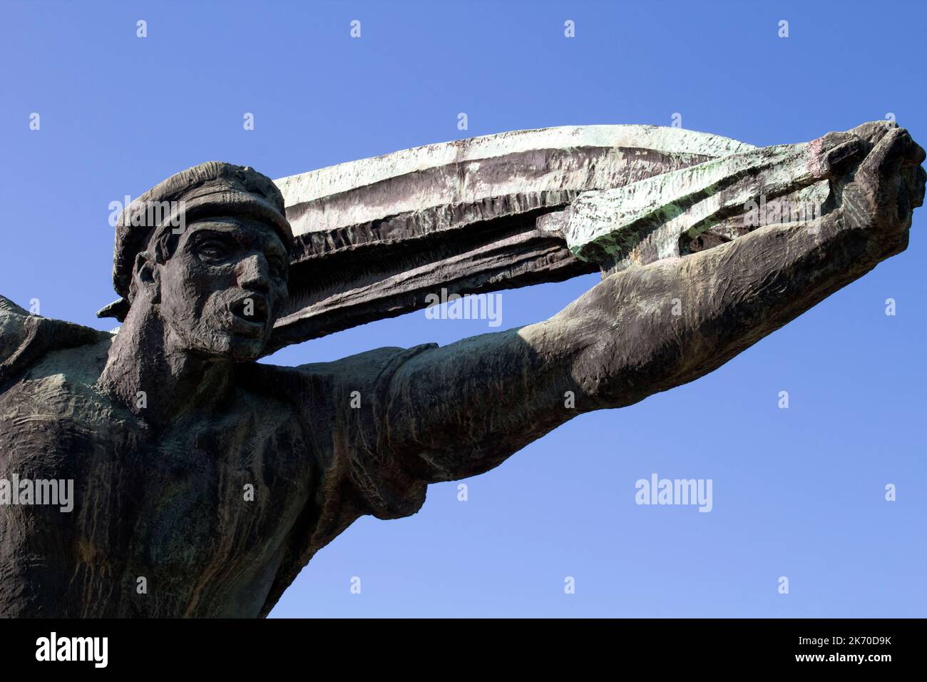 Repubblica dei Consigli Monumento Memento Park un museo all'aperto dedicato alle statue monumentali periodo comunista ungherese, Budapest, Ungheria, Foto Stock