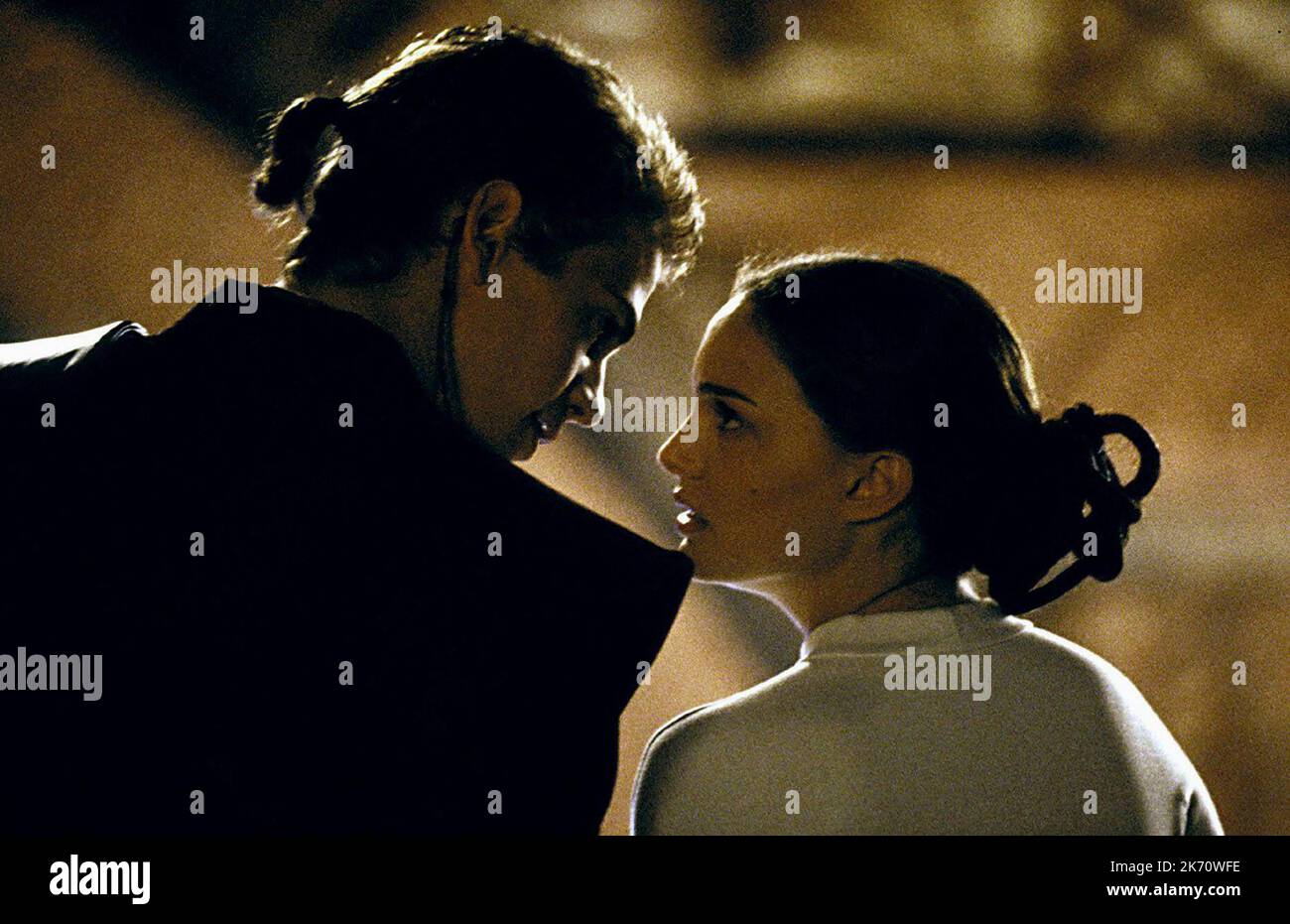 HAYDEN Christensen, Natalie Portman, Star Wars: Episodio II - attacco dei cloni, 2002 Foto Stock