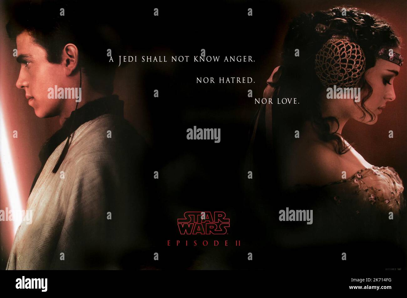 CHRISTENSEN, POSTER, GUERRE STELLARI: EPISODIO II - ATTACCO DEI CLONI, 2002 Foto Stock