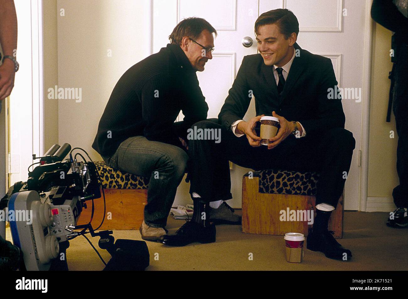 JANUSZ KAMINSKI, leonardo dicaprio, catch me se è possibile, 2002 Foto Stock