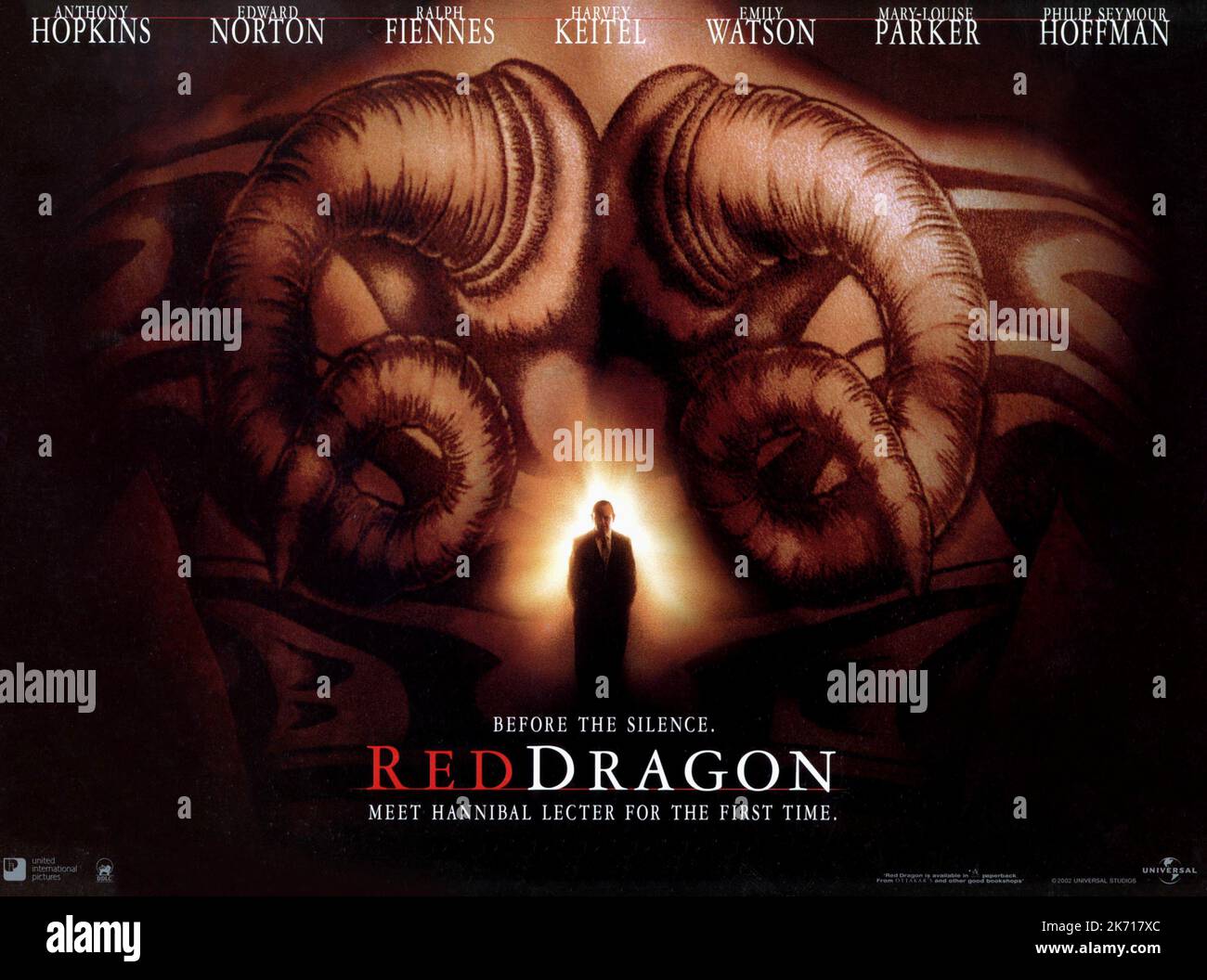 POSTER DEL FILM, RED DRAGON, 2002 Foto Stock