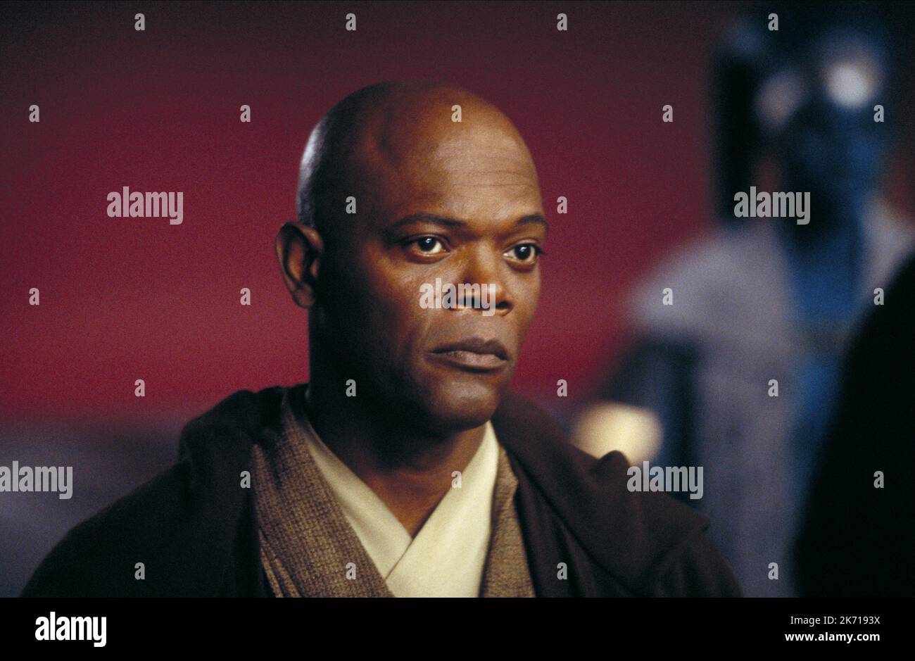 SAMUEL L. Jackson, Star Wars: Episodio II - attacco dei cloni, 2002 Foto Stock