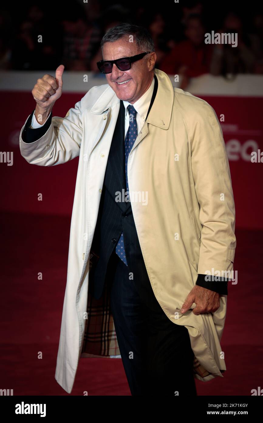 Roma, RM, Italia. 13th Ott 2022. Luca Barbareschi cammina il tappeto rosso durante il Film Fest di Roma 2022, il 13 ottobre 2022. (Credit Image: © Gennaro Leonardi/Pacific Press via ZUMA Press Wire) Foto Stock