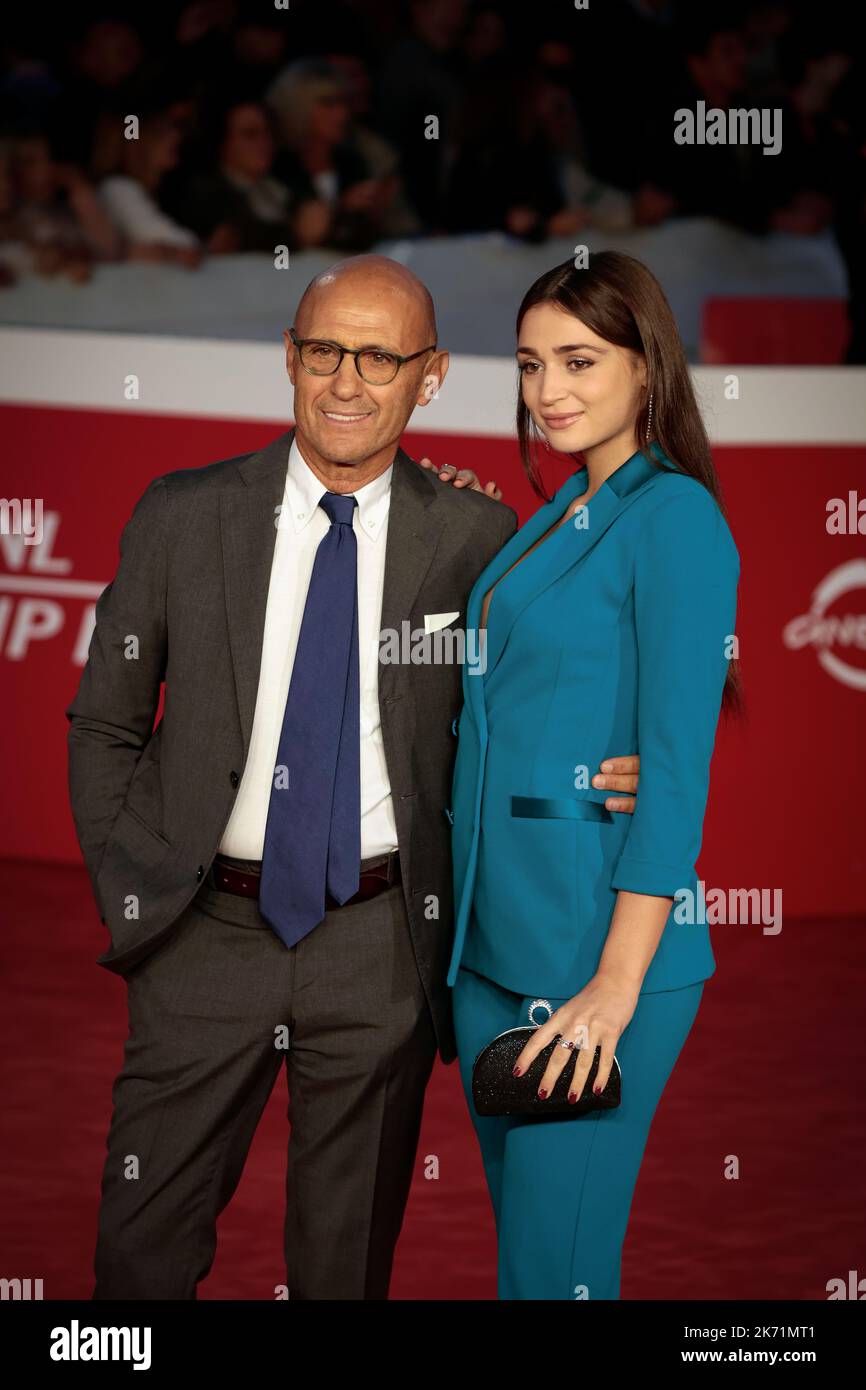 Roma, RM, Italia. 13th Ott 2022. Francesca Mandarano cammina sul tappeto rosso durante il Film Fest di Roma 2022, il 13 ottobre 2022. (Credit Image: © Gennaro Leonardi/Pacific Press via ZUMA Press Wire) Foto Stock