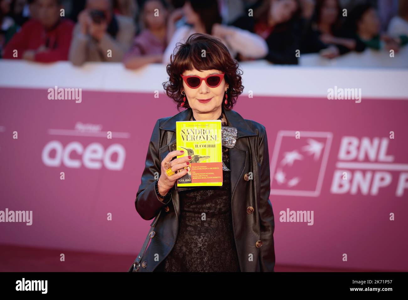 Roma, RM, Italia. 13th Ott 2022. Elisabetta Sgarbi partecipa al red carpet durante la Festa del Film di Roma 2022, il 13 ottobre 2022. (Credit Image: © Gennaro Leonardi/Pacific Press via ZUMA Press Wire) Foto Stock