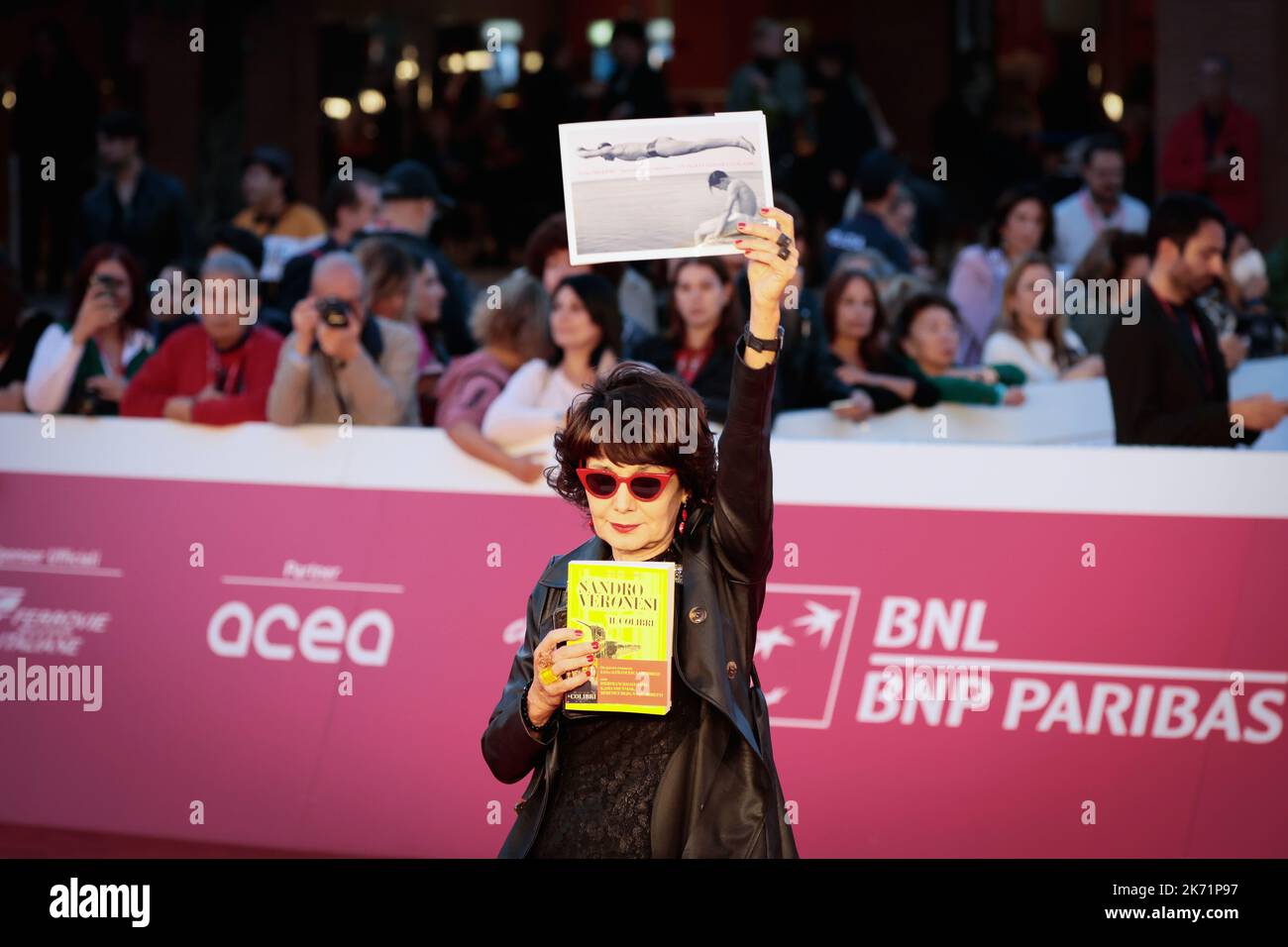 13 ottobre 2022, Roma, RM, Italia: Elisabetta Sgarbi partecipa al red carpet durante la Festa del Film di Roma 2022, il 13 ottobre 2022. (Credit Image: © Gennaro Leonardi/Pacific Press via ZUMA Press Wire) Foto Stock