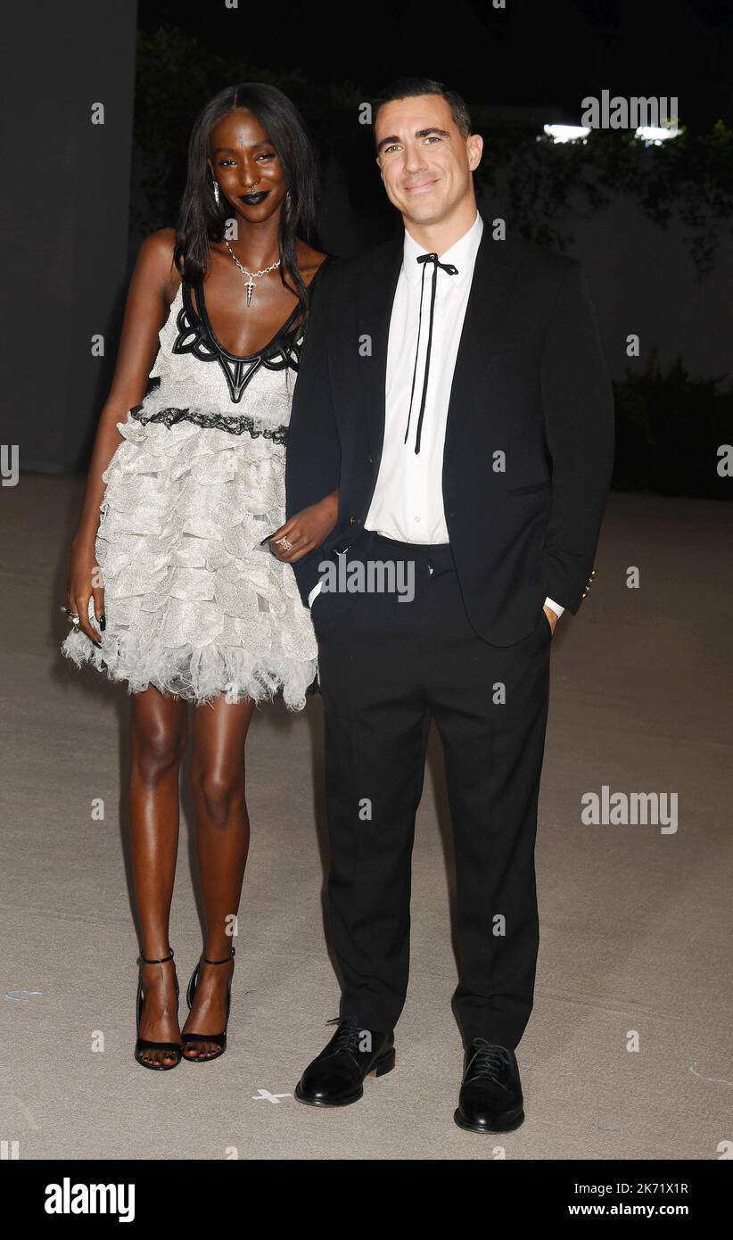 LOS ANGELES, CA - 15 OTTOBRE: Lous and the Yakuza partecipa al 2nd° Gala annuale dell'Academy Museum presso l'Academy Museum of Motion Pictures il 15 ottobre 2022 Foto Stock