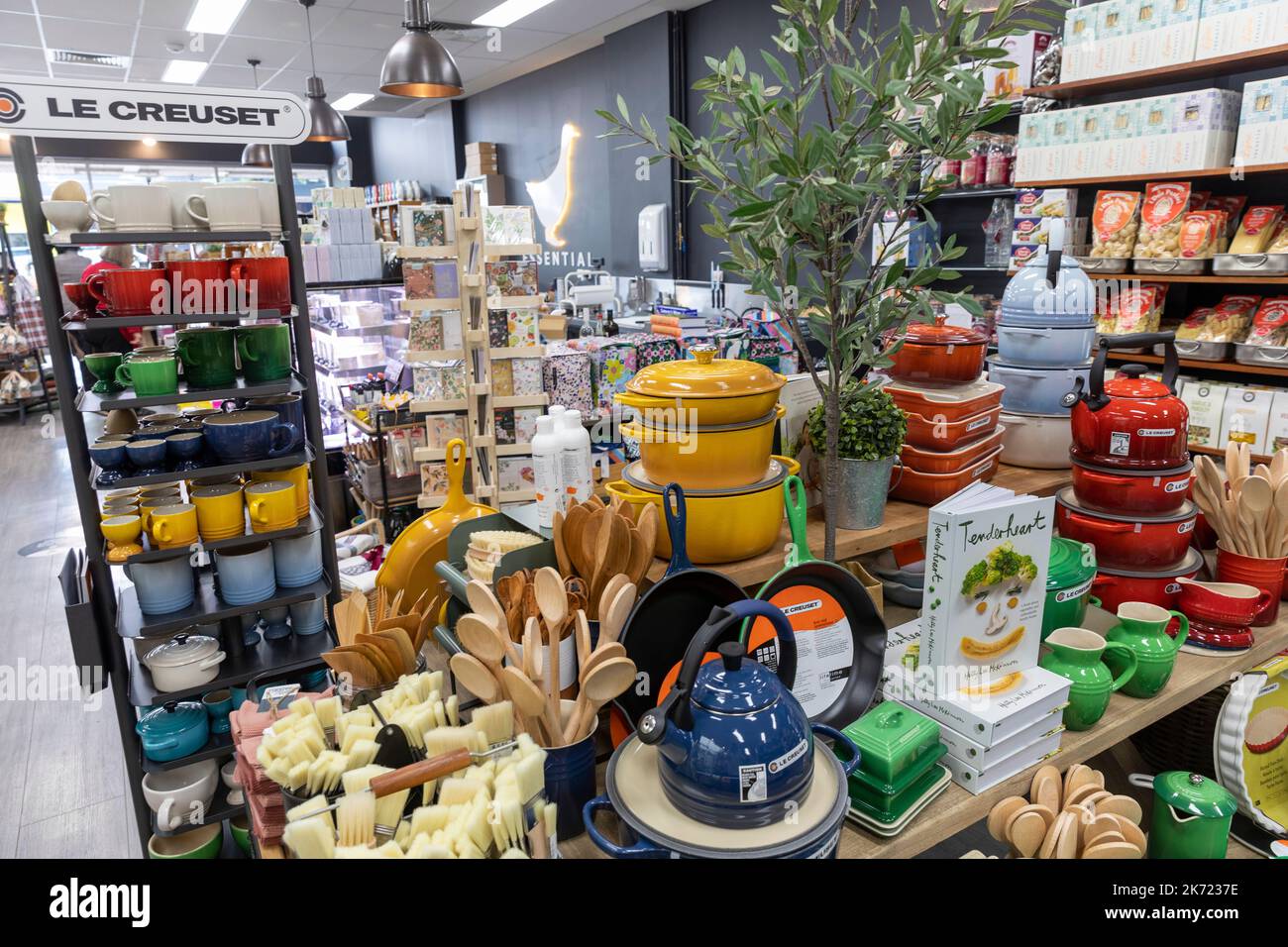 Negozio di utensili da cucina a Orange New South Wales vendita le Creuset pentole cucina pentole e padelle e casseruola pentole, NSW, Australia Foto Stock