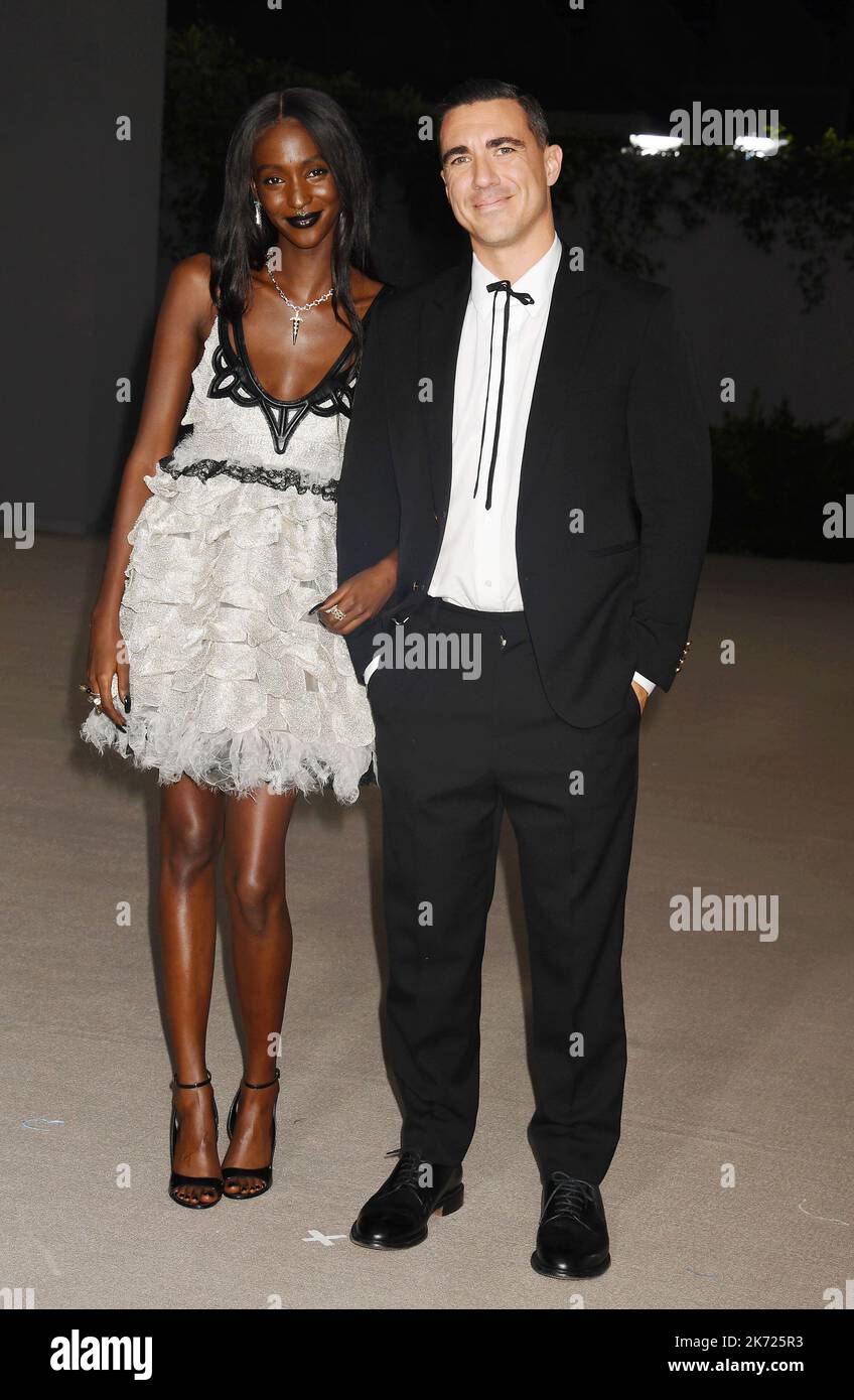 LOS ANGELES, CA - 15 OTTOBRE: Lous and the Yakuza partecipa al 2nd° Gala annuale dell'Academy Museum presso l'Academy Museum of Motion Pictures il 15 ottobre 2022 Foto Stock