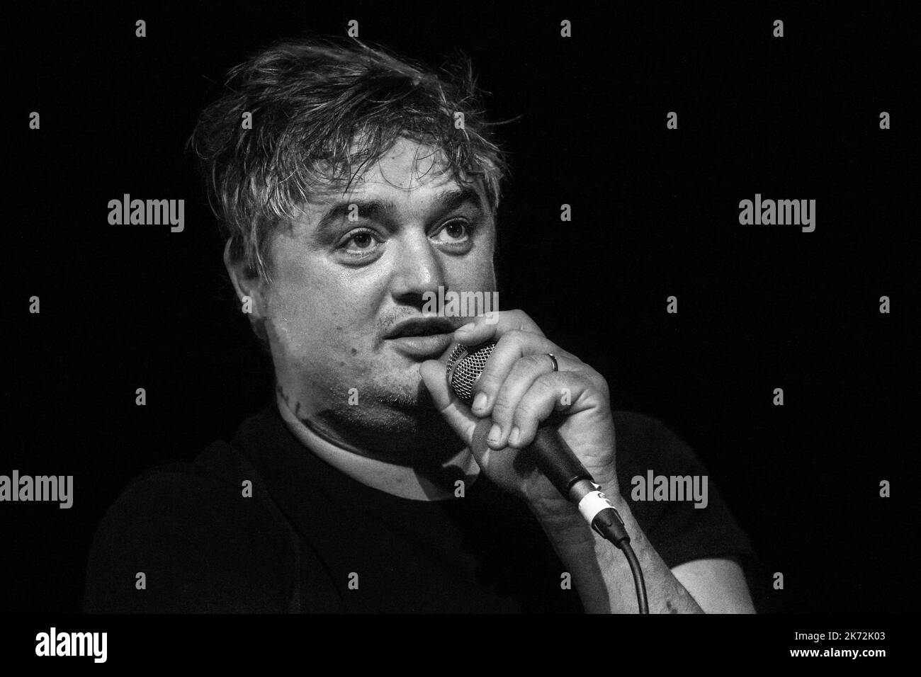 Pete Doherty, British Rocker e Libertines co-frontman intervistati, Londra, Regno Unito Foto Stock