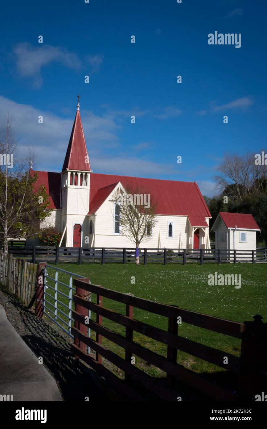 Chiesa dell'Epifania, Ormondville, Tararua District, North Island, Nuova Zelanda Foto Stock