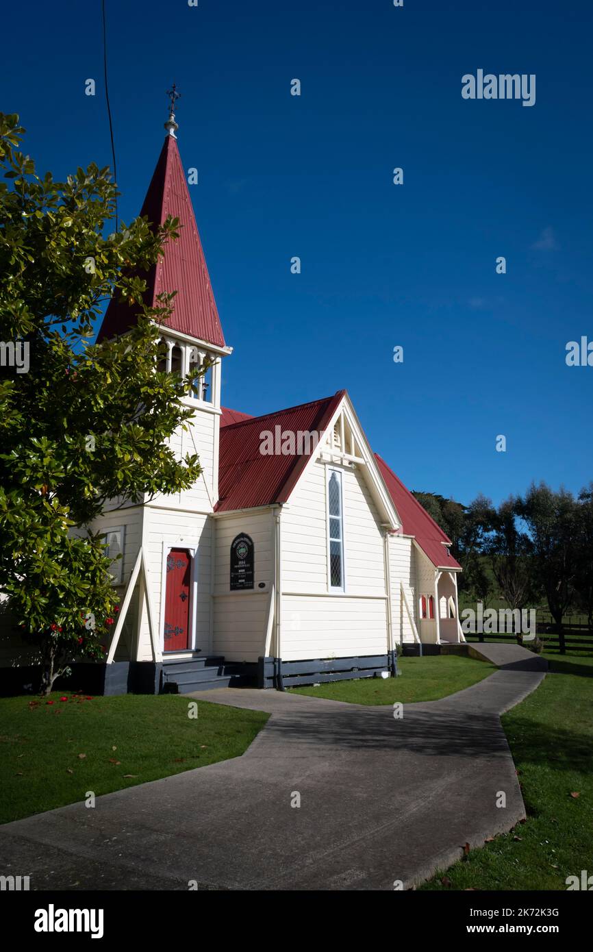 Chiesa dell'Epifania, Ormondville, Tararua District, North Island, Nuova Zelanda Foto Stock